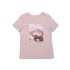 T-shirt rosa da donna con stampa Skechers Dreamy Escape Tee, Abbigliamento Sport, SKU a712000162, Immagine 0